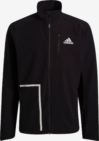 ADIDAS SPORTSWEAR Sportjacke 'Own The Run' in Schwarz: predná strana