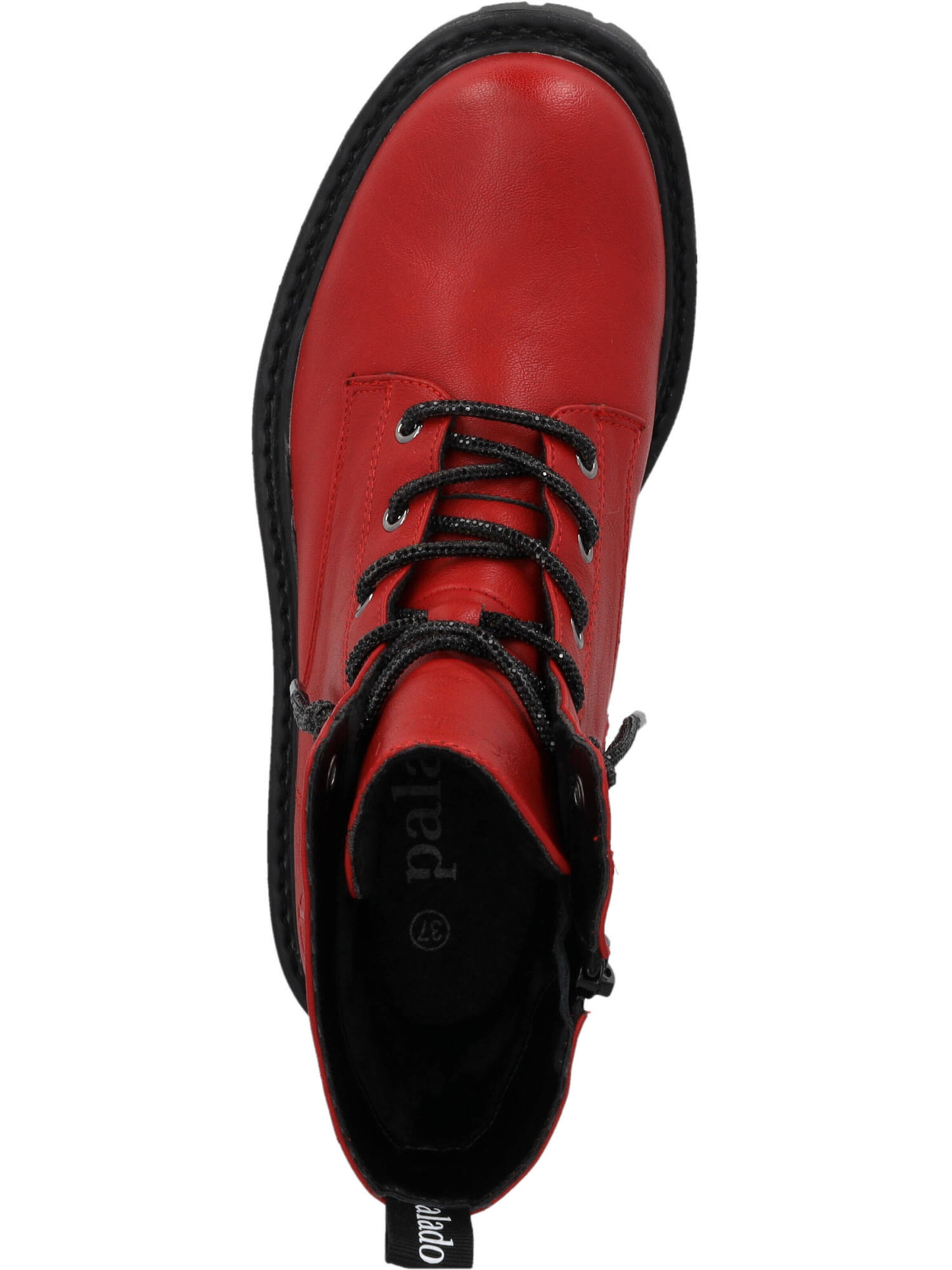 Palado Lace-up bootie 'Sideros Spark' in Red