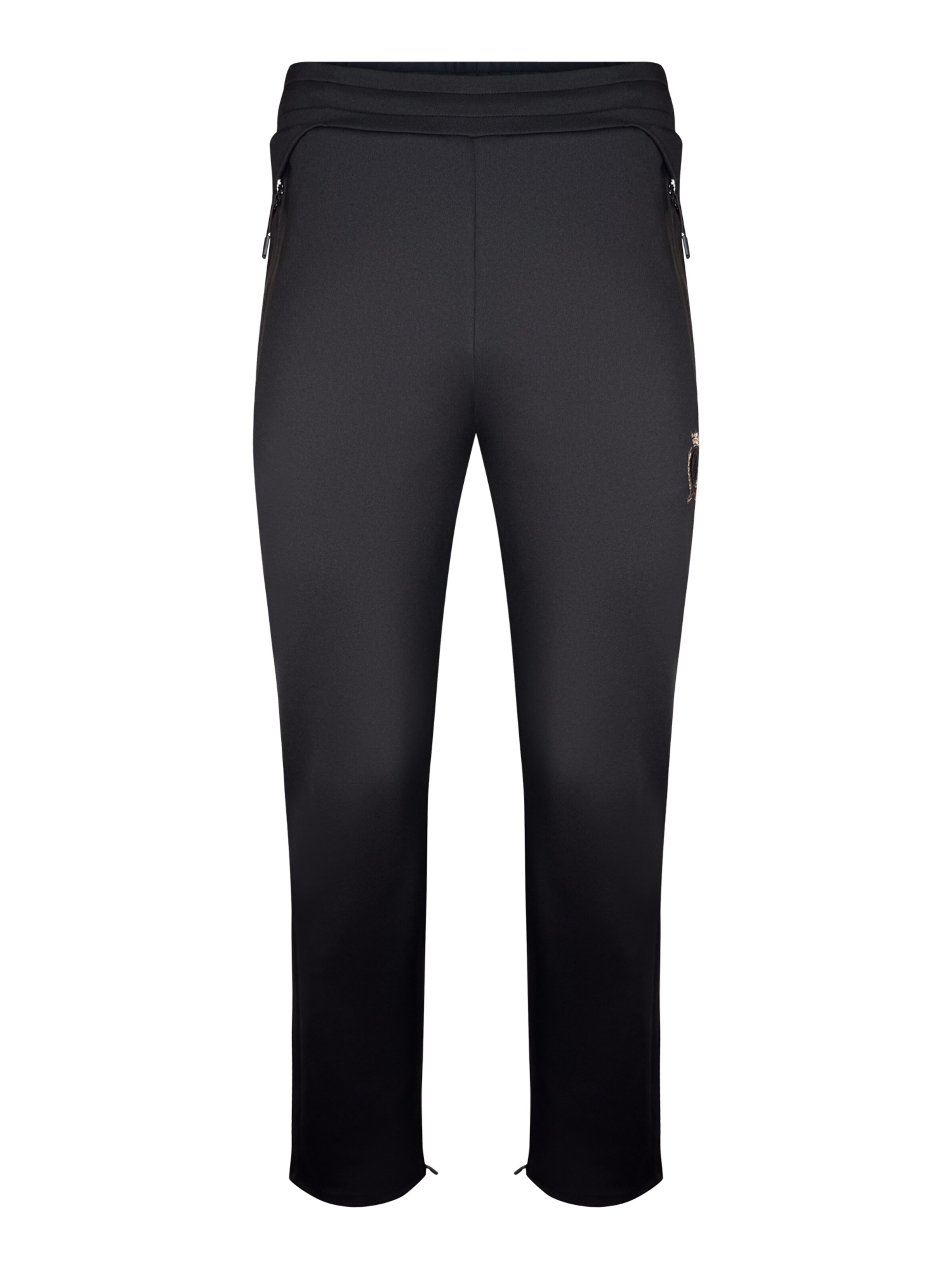 Loosefit Pantalon SikSilk en noir : devant