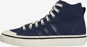 ADIDAS ORIGINALS High-Top Sneakers 'Nizza Hi Rf 74' in Blue: front