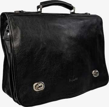 bupell Messenger 'Ernesto' in Schwarz: Vorderseite