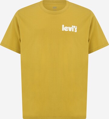 T-Shirt 'Relaxed Fit Tee' Levi's® Big & Tall en jaune : devant