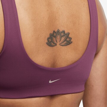 NIKE Bustier Sport-BH in Lila