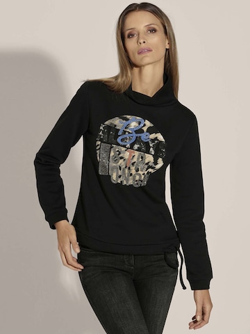 Sweat-shirt MADELEINE en noir : devant