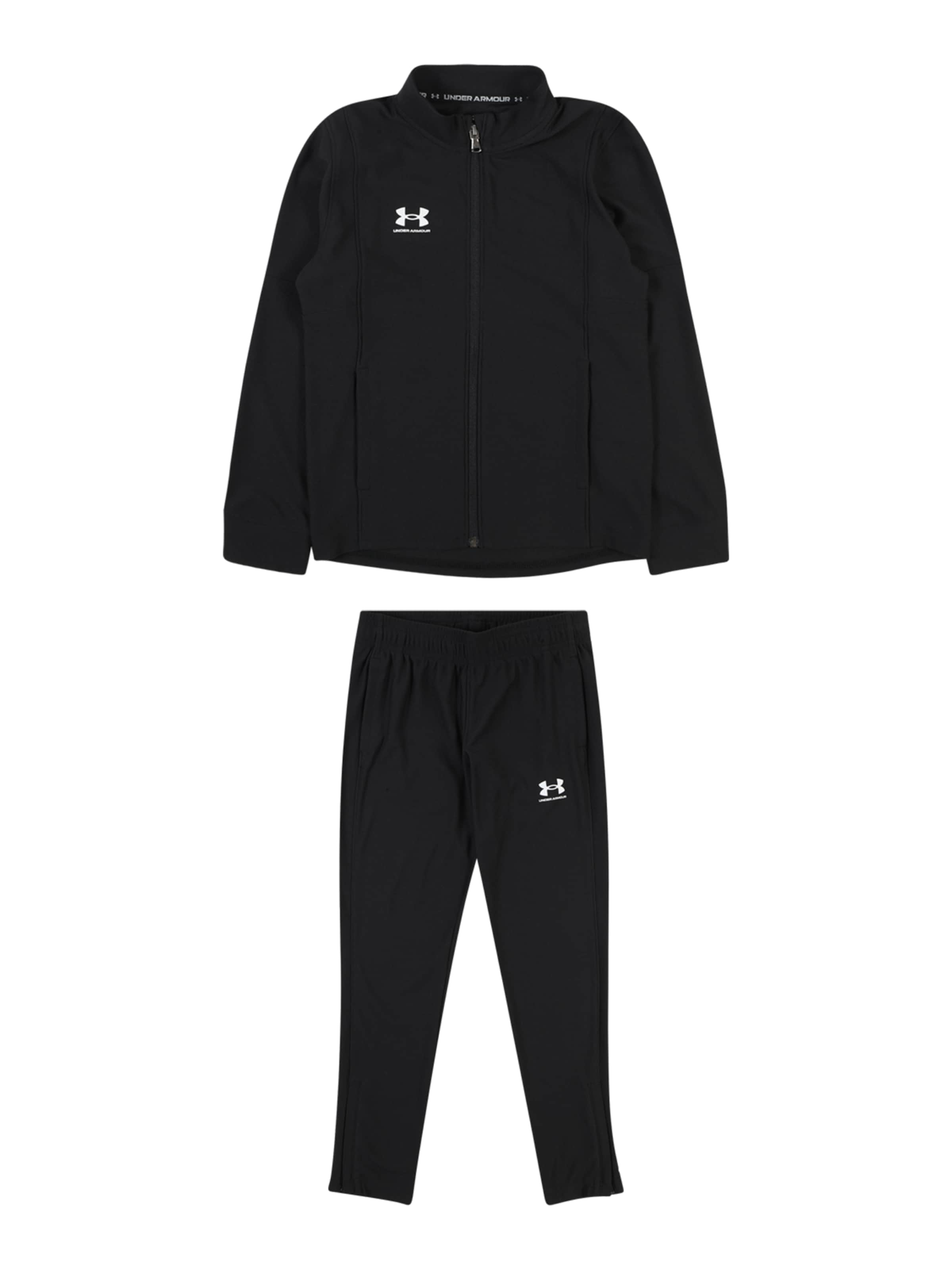 UNDER ARMOUR Trainingsanzug 'Challenger' in Schwarz: Vorderseite