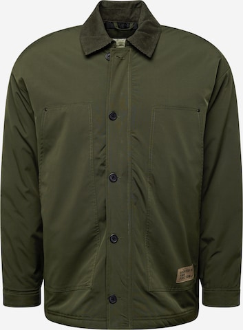 BLEND Between-season jacket in Green: front