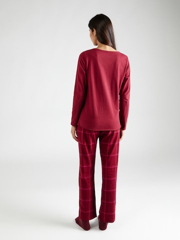 TRIUMPH Pyjama 'Winter Moments' värissä punainen