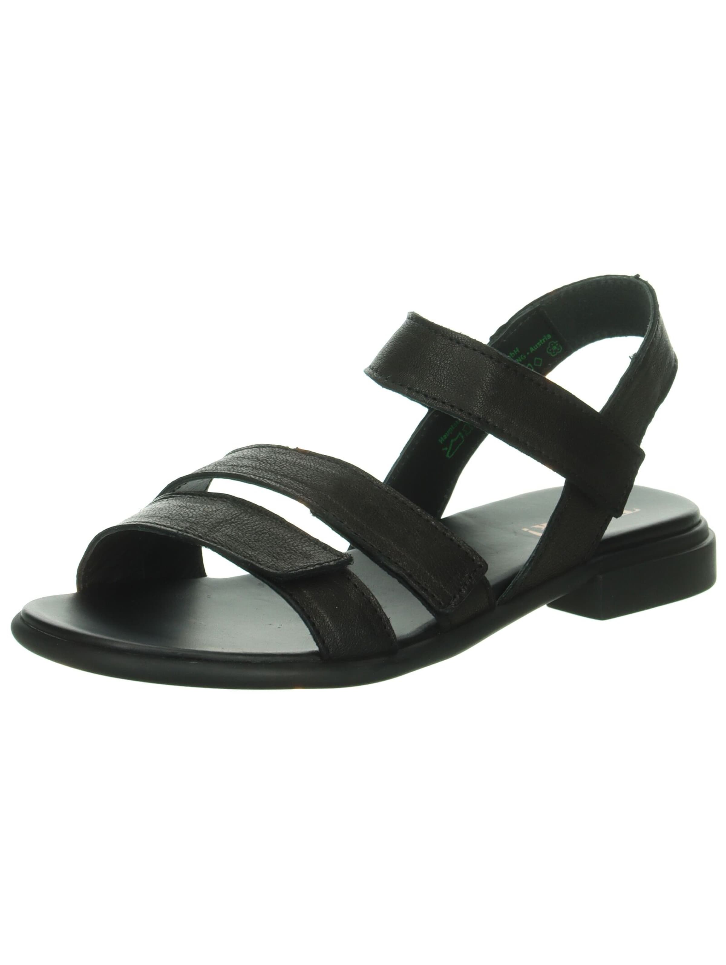 THINK! Sandale 'Kamaa' in Schwarz: Vorderseite