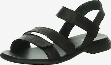 THINK! Sandale 'Kamaa' in Schwarz: Vorderseite