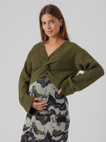 Pull-over 'SVALA' MAMALICIOUS en vert : devant