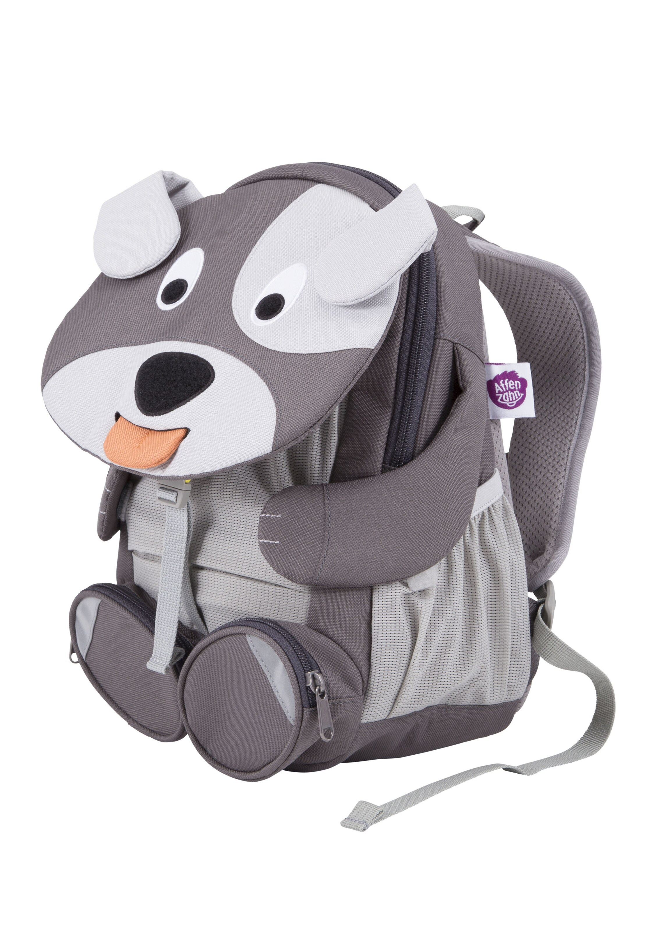 Kinder Teens (Gr. 140-176) Affenzahn Rucksack 'Großer Freund Hund' in Hellgrau, Dunkelgrau - MU99631 Kinder Teens (Gr. 140-176) Affenzahn Rucksack 'Großer Freund Hund' in Hellgrau, Dunkelgrau - MU99631
