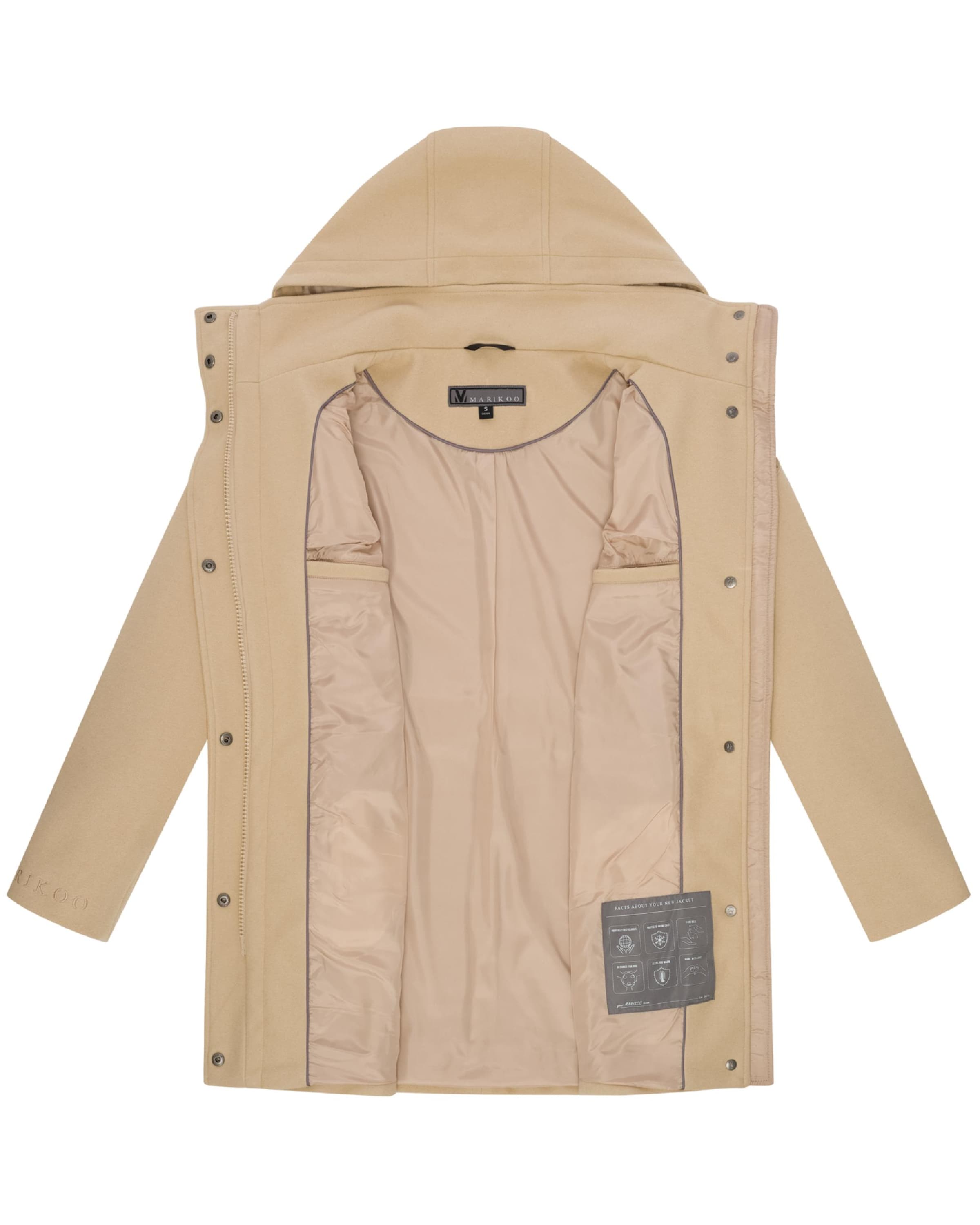 MARIKOOPrijelazni kaput 'Katalinaa 16' - bež boja