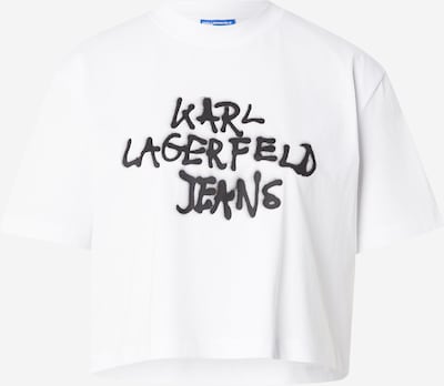 L dydžio Marškinėliai iš KARL LAGERFELD JEANS, spalva – juoda / balta, Prekių apžvalga