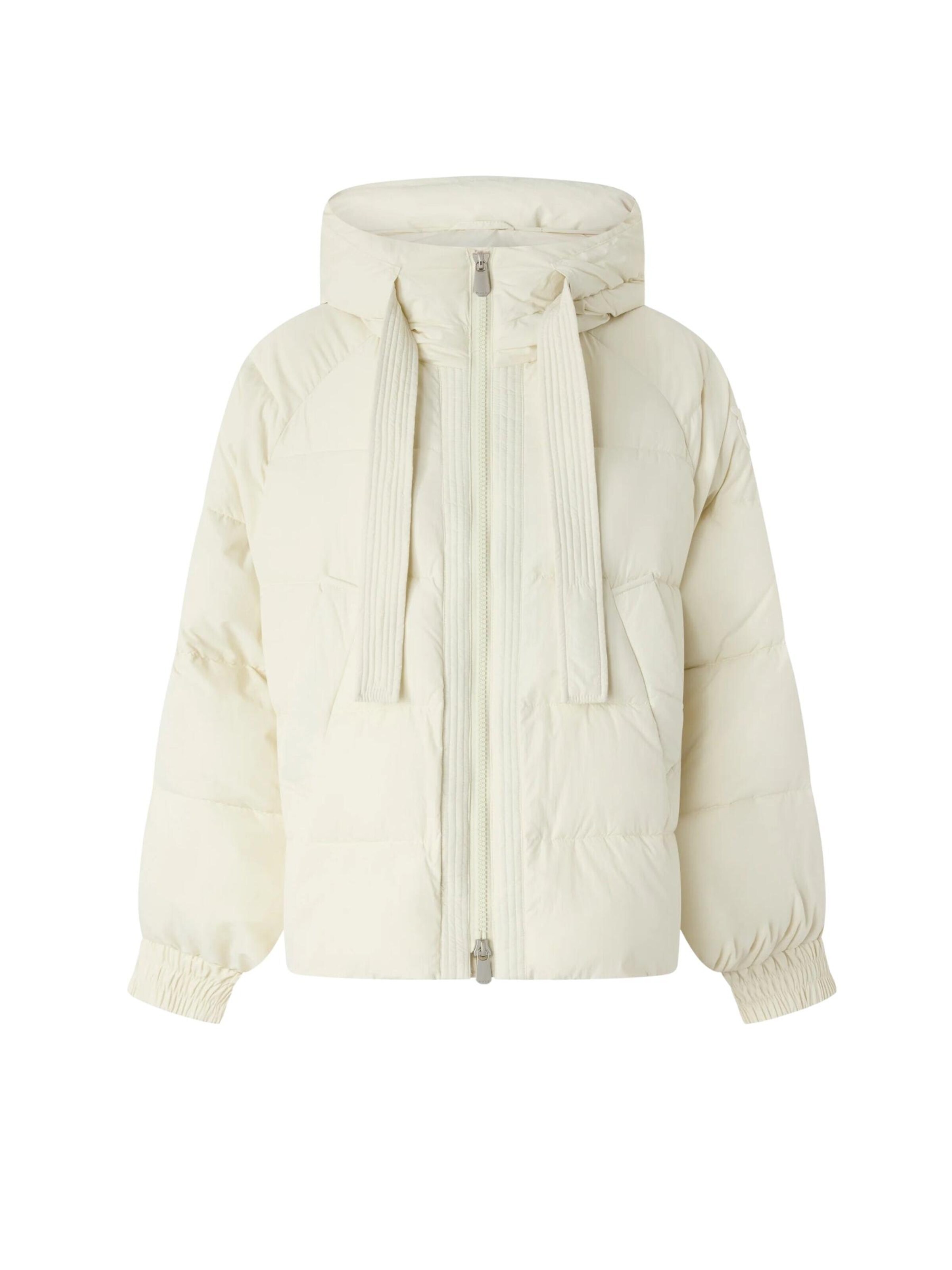 PINKO Winter jacket 'PINKO DICENTRA IMBOTTITOTELOA TECNICA CREPE GIUBBINO' in White: front