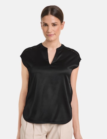 GERRY WEBER Bluse in Schwarz: predná strana