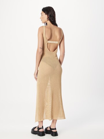 Karo Kauer Knitted dress in Beige