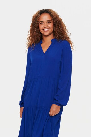 SAINT TROPEZ Shirt dress 'Eda' in Blue