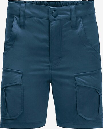 JACK WOLFSKIN Regular Outdoor Pants 'Treasure Hunter' in Blue: front