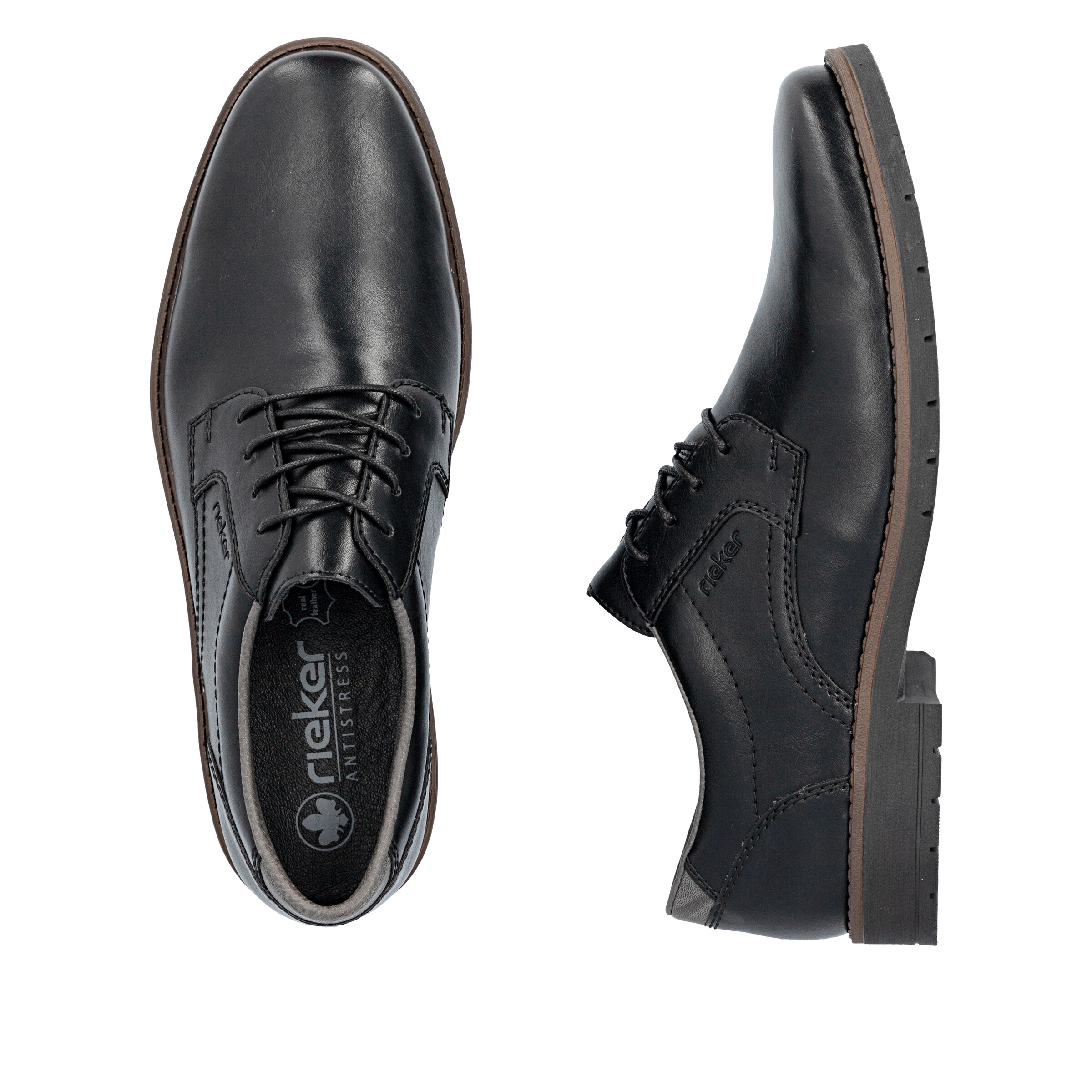 Rieker Schnürschuh in Schwarz