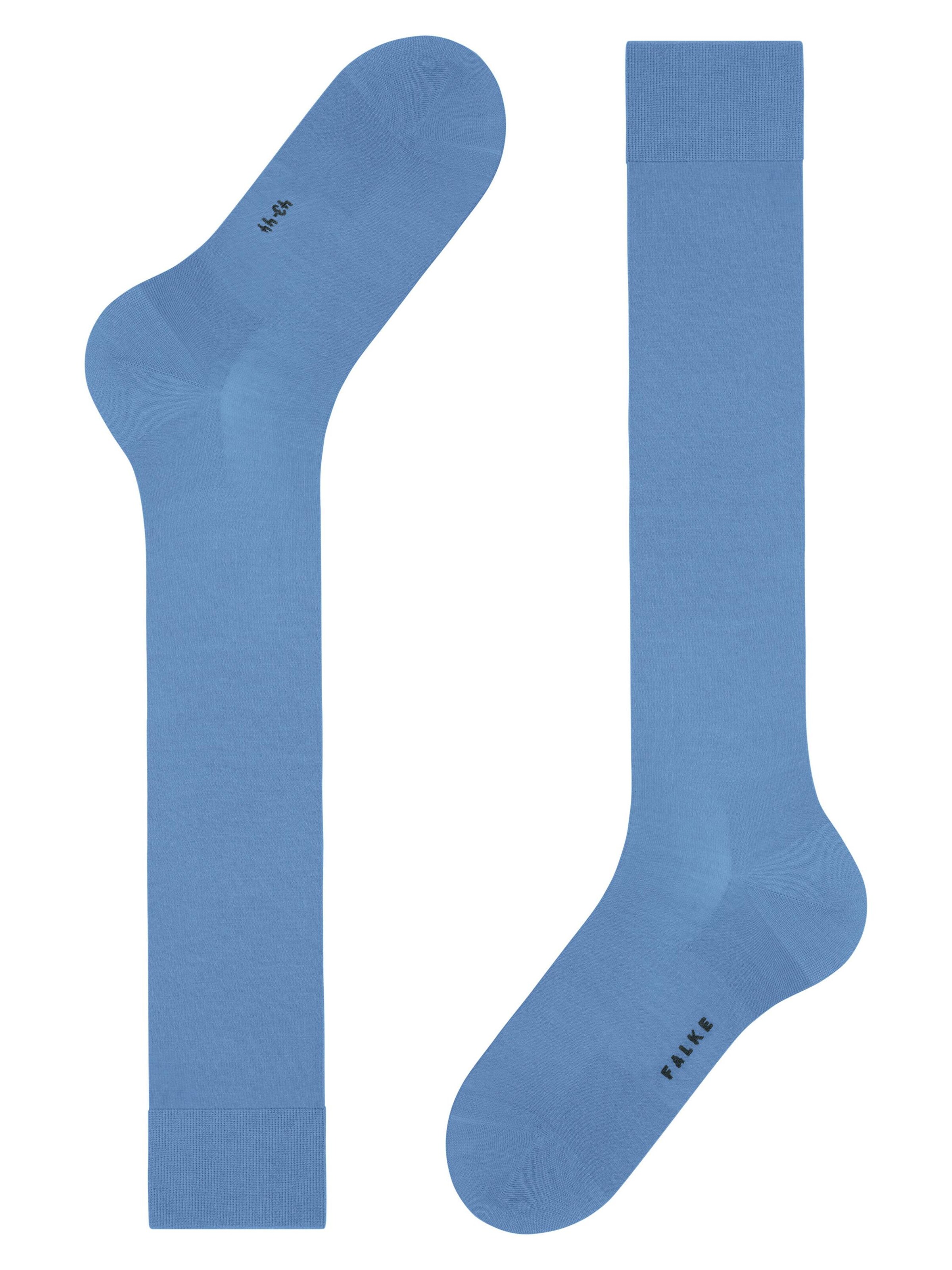 FALKE Knee High Socks 'ClimaWool' in Blue