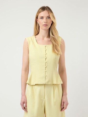 YAS - Blusa en amarillo: frente