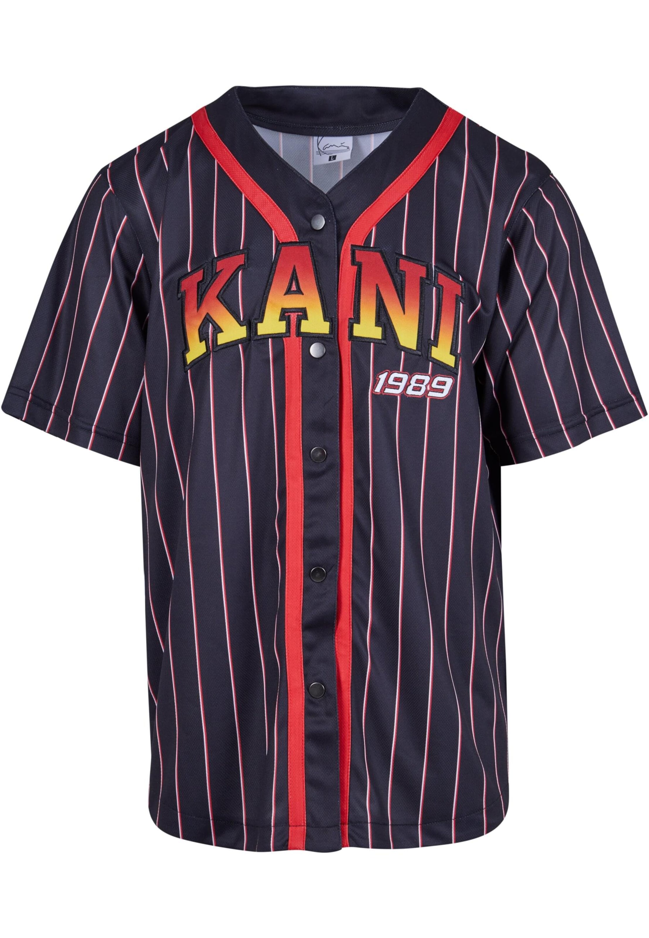 Karl Kani Shirt 'KM233-003-1' in Black: front