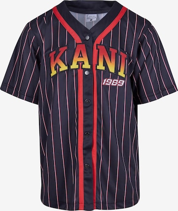 Karl Kani - Camisa 'KM233-003-1' em preto: frente