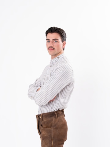 HerzSticht Traditional shirt 'Geigelstein' in Green