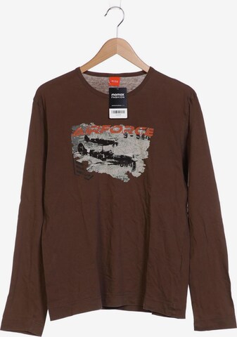 BOSS Shirt in M in Brown: front