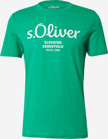 s.Oliver Shirt in Grün: Vorderseite