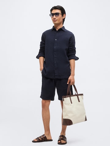 Lindbergh Regular Fit Hemd in Blau