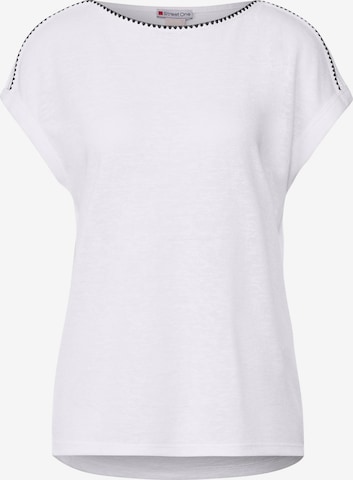 STREET ONE Shirt in White: front