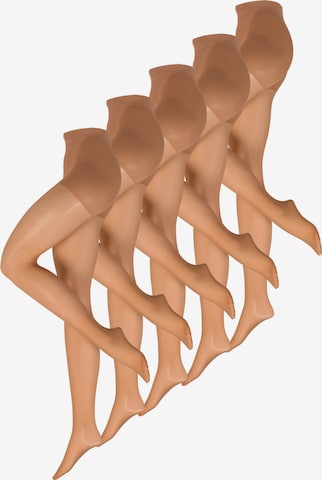 Collants ' Goodbye Laufmaschen 20 DEN ' Nur Die en marron : devant