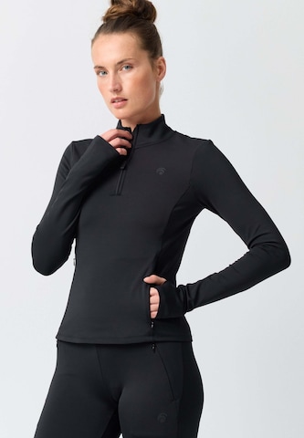 OCEANSAPART Performance Shirt 'Florence' in Black: front