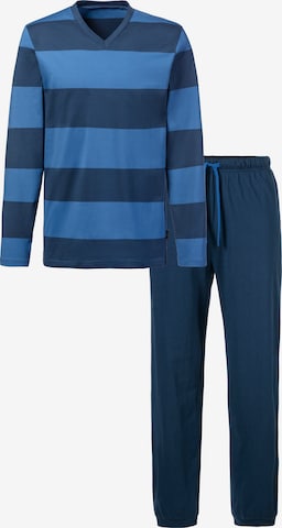 s.Oliver Long Pajamas in Blue: front