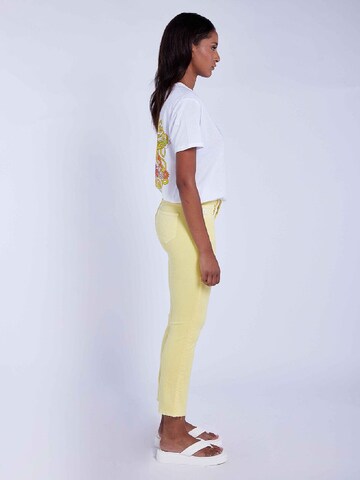 Goldgarn Regular Jeans 'ROSENGARTEN' in Yellow