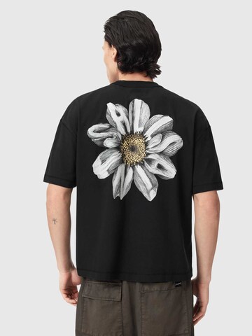 AllSaints Tričko 'PETALS' – černá: přední strana
