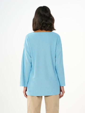 KnowledgeCotton Apparel Sweater in Blue