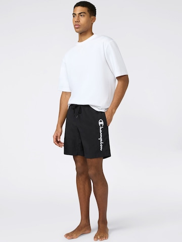 Champion Authentic Athletic Apparel Rövid fürdőnadrágok - fekete