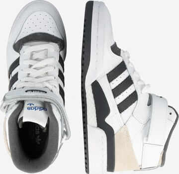 Baskets hautes 'Forum Mid' ADIDAS ORIGINALS en blanc