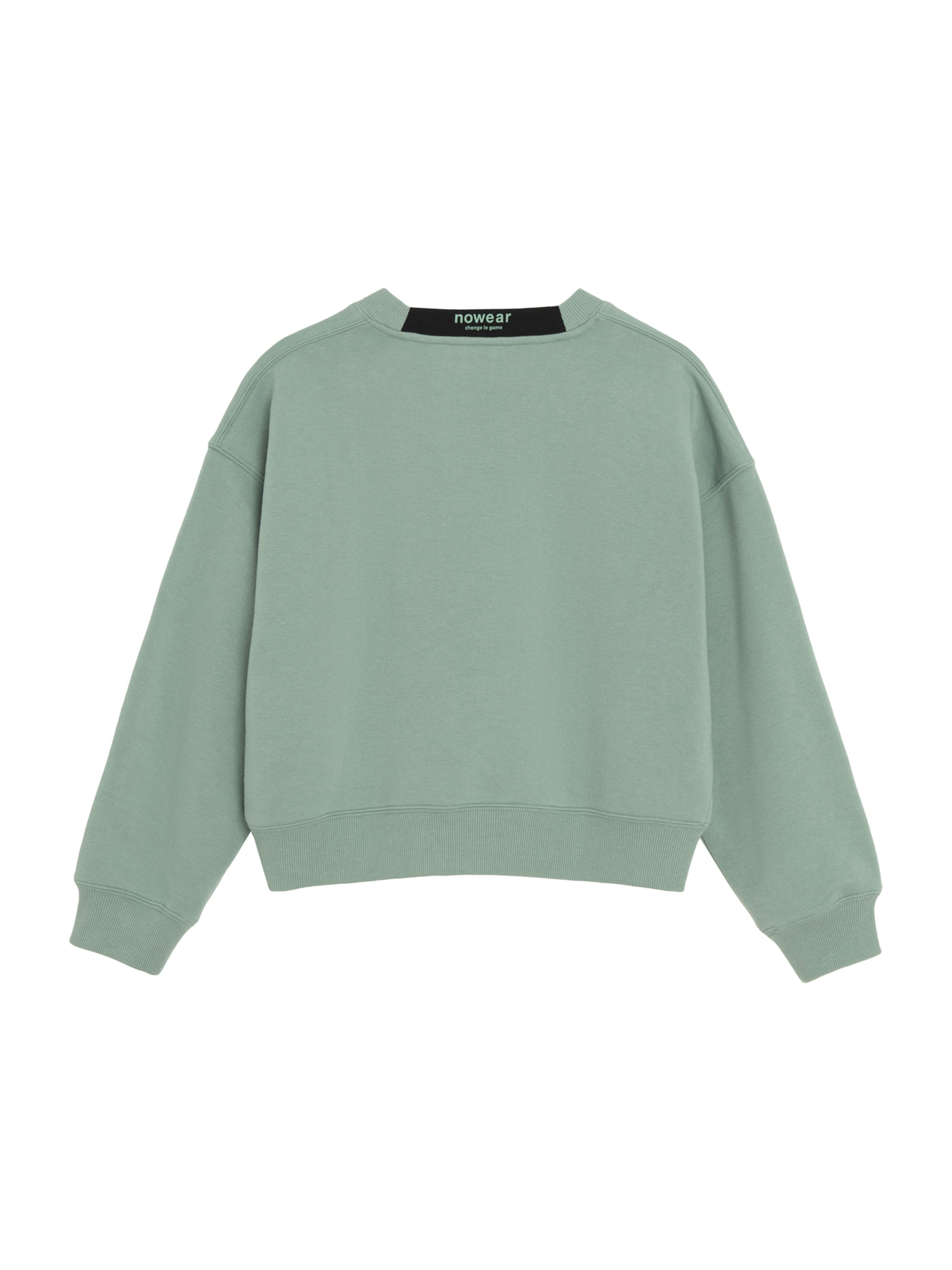 NoWear Sweatshirt in Green: back