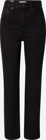 LEVI'S ® Jeans '70s High Slim Straight' in Schwarz: predná strana