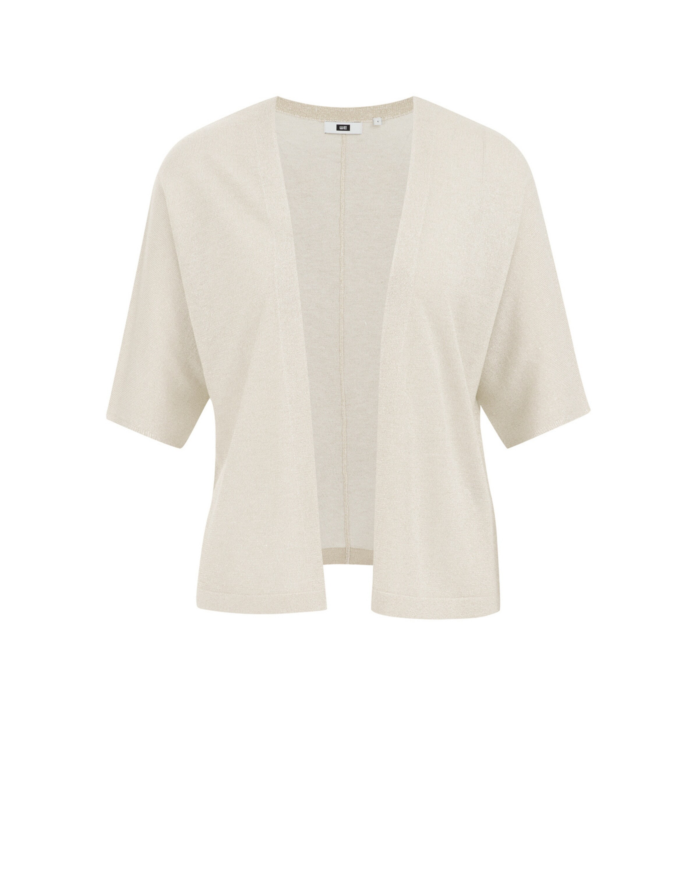WE Fashion Strickjacke in Beige: Vorderseite