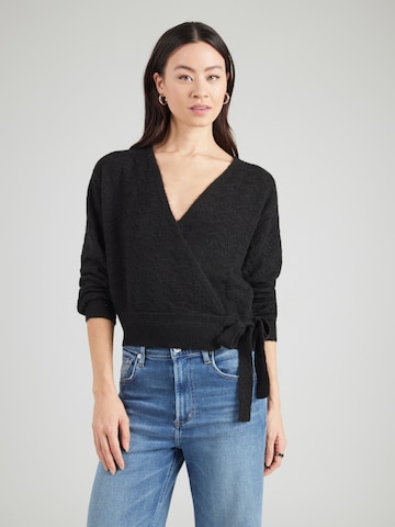 ABOUT YOU Kardigán 'Wanda' - fekete: elől