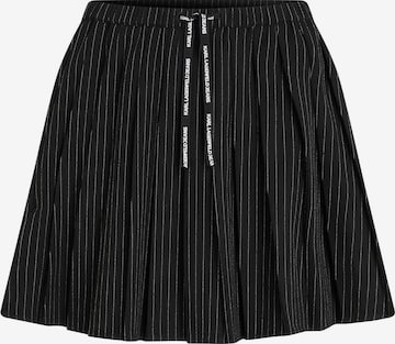 juoda KARL LAGERFELD JEANS Sijonas: priekis