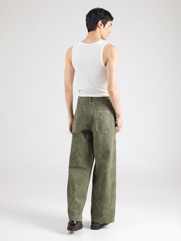 Wide leg Pantaloni 'Gunter263' di HUGO in verde