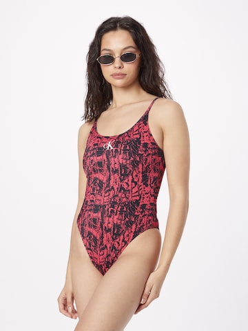 Calvin Klein Swimwear Uimapuku värissä vaaleanpunainen