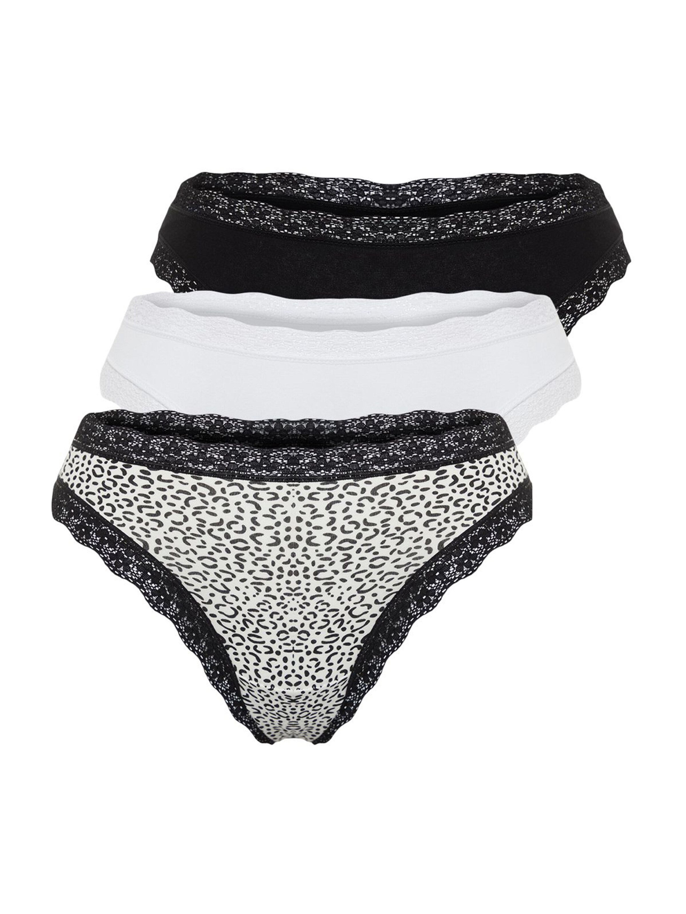 Trendyol Tangá - Čierna: predná strana