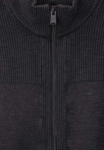 Street One MEN Strickjacke in Schwarz