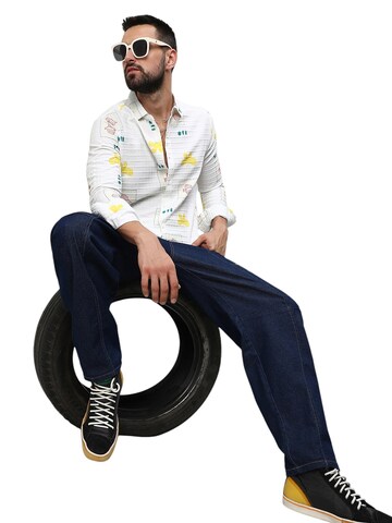 Campus Sutra Regular fit Overhemd 'Suzanna' in Wit